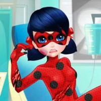 Dotted Girl Ambulance For Superhero game screenshot