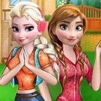 Frozen Sisters Barbecue Party