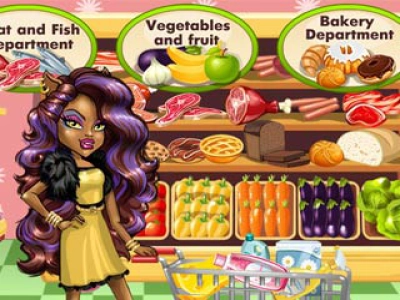 Clawdeen Wolf Christmas Shopping game screenshot