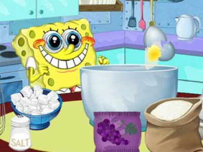 Happy Easter Sponge Bob game screenshot