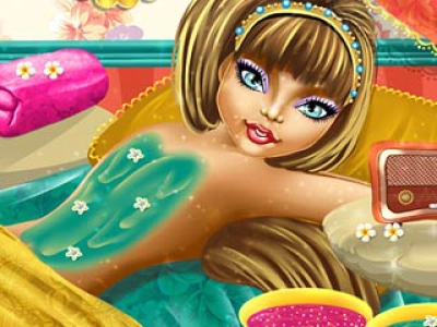 Spa salon Cleo de Nile game screenshot