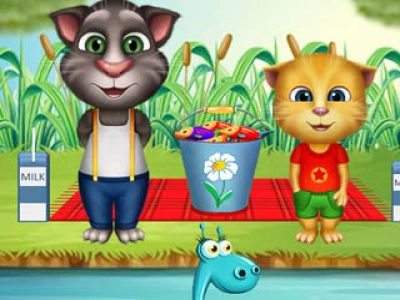 Tom and Ginger Fishing Day game screenshot